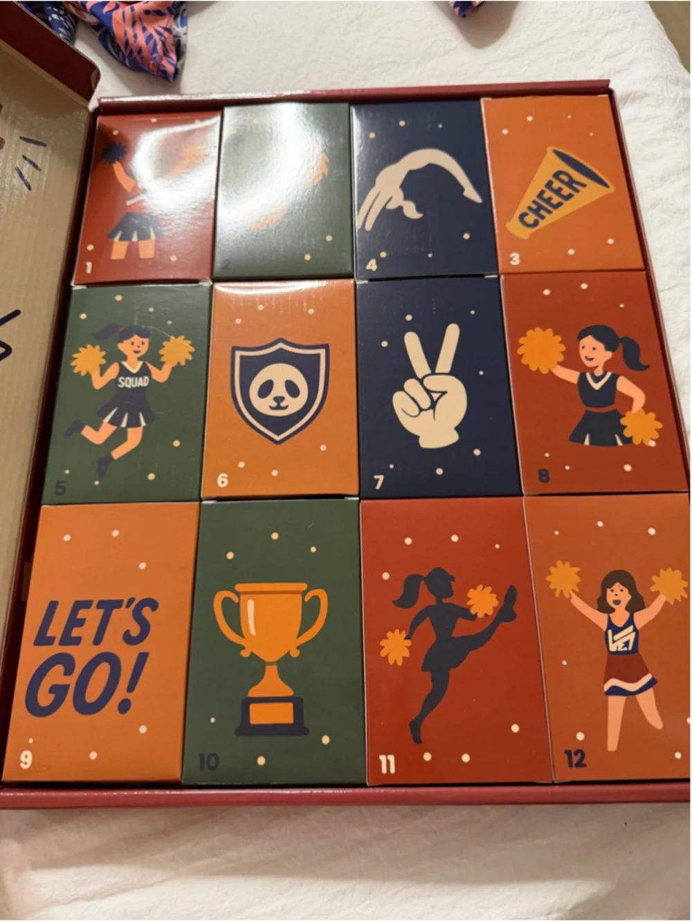 NEW Christmas Countdown Advent Calendar Cheer Pins Holiday Daily